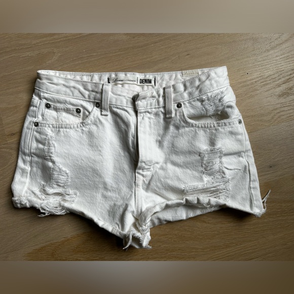 Lovers and Friends White Jean Shorts - Picture 1 of 10